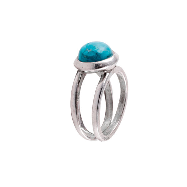 ANILLO PLATA 925 PIEDRA NATURAL VARIOS COLORES REDONDA - Image 3