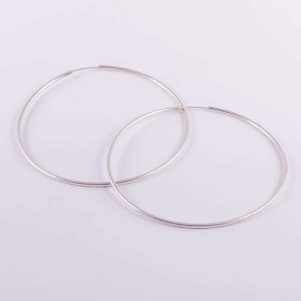 AROS DE PLATA 925 ARGOLLA LISA-A5319x - Image 2