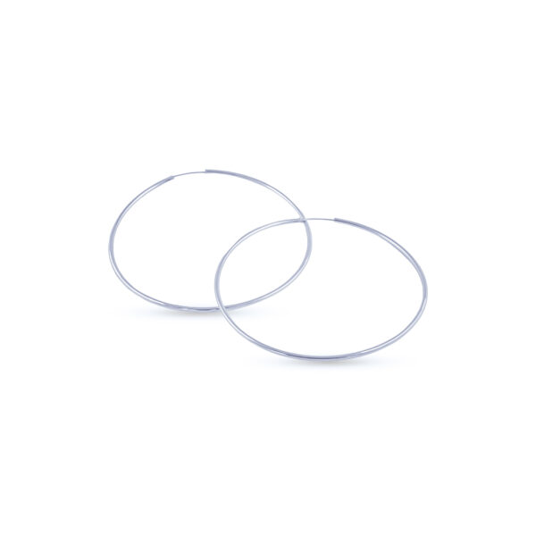 AROS DE PLATA 925 ARGOLLA LISA-A5319x