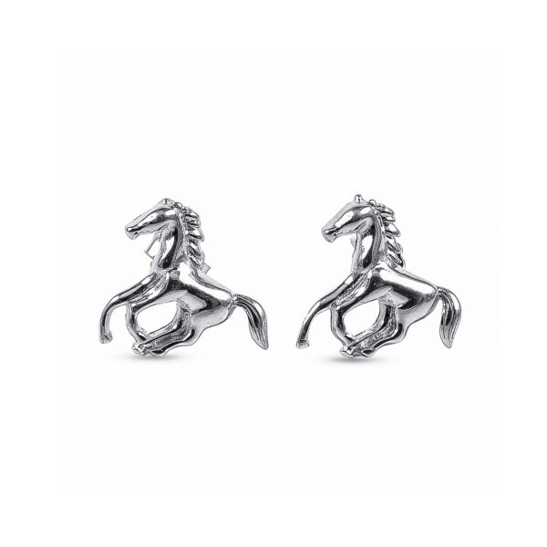 AROS DE PLATA 925 PASANTE CABALLO GALOPANDO - A5422