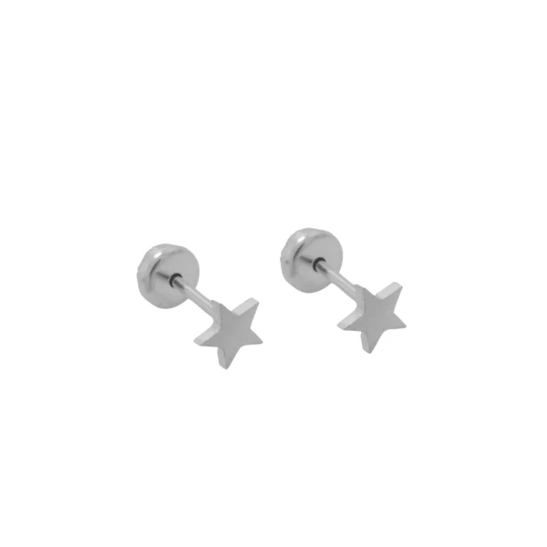 ABA106X- AROS ABRIDORES ESTRELLA LISA ACERO BLANCO