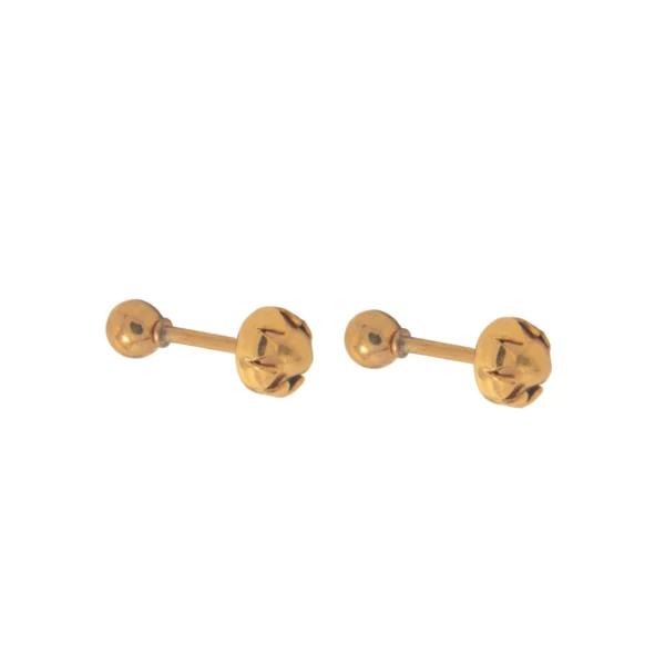 ABA119X- AROS ABRIDORES BOLITA CHICA ACERO DORADO