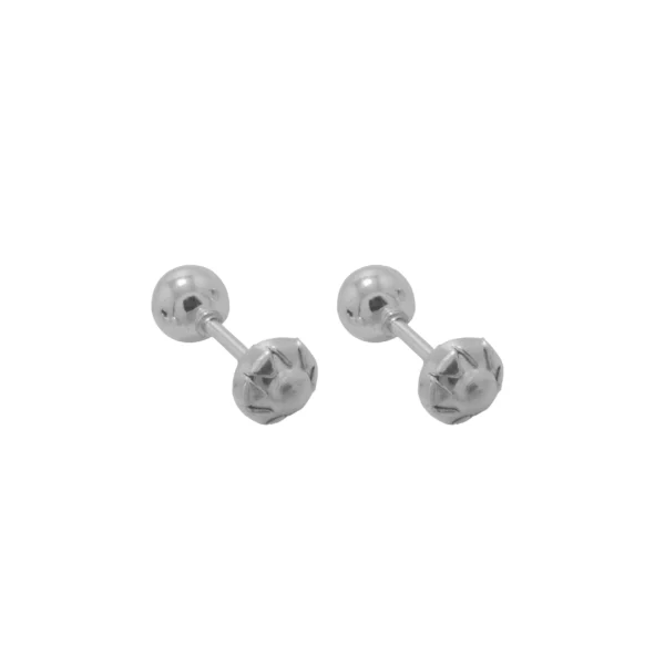ABA123X- AROS ABRIDORES BOLITA MEDIANA ACERO BLANCO