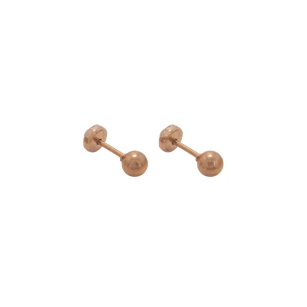 ABA125X- AROS ABRIDORES BOLITA MEDIANA ACERO DORADO