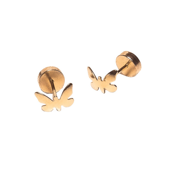 ABRIDORES DE ORO 18K CON FORMA DE MARIPOSA - ABO101