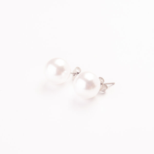 AROS DE PERLA GRANDE DE ACERO QUIRURGICO (11mm)-ACEA423