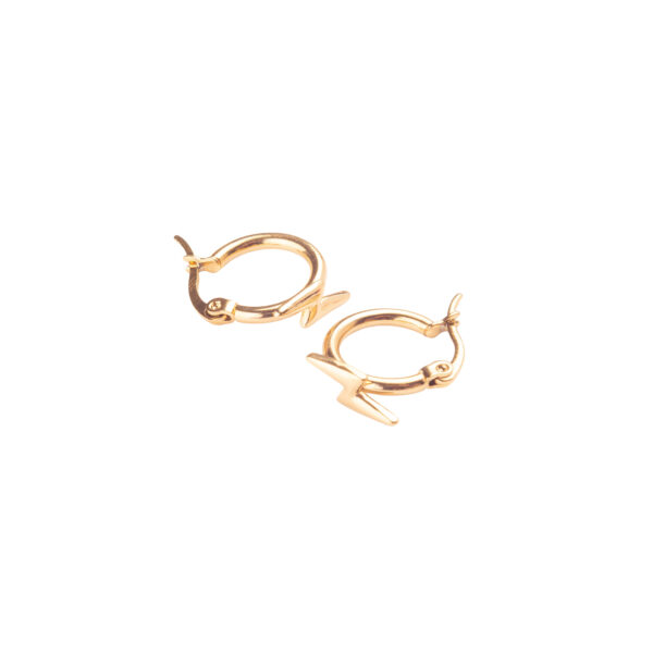 ARGOLLITA CUBANA DE ACERO DORADO CON RAYO-ACEA437 - Image 2