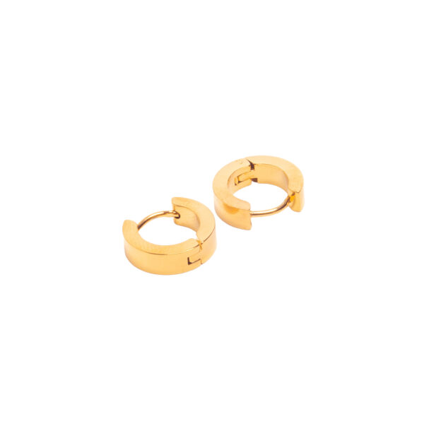 ARGOLLA ANCHA ACERO DORADO 12 mm - ACEA95 - Image 2