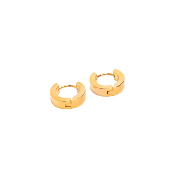 ARGOLLA ANCHA ACERO DORADO 12 mm - ACEA95