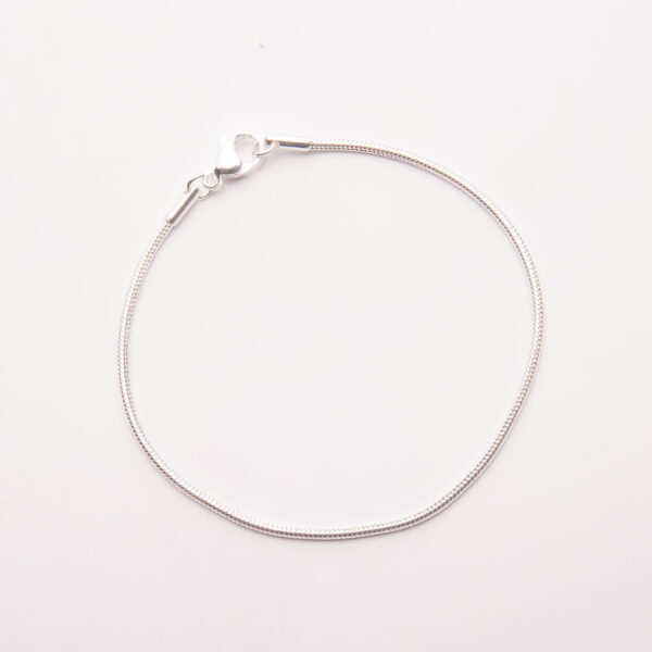ACEP26-PULSERA DE ACERO BLANCO VENECIANA