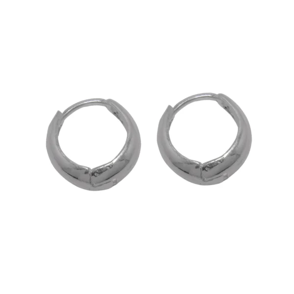 ARGOLLAS DE PLATA 925 LISAS - ARG006