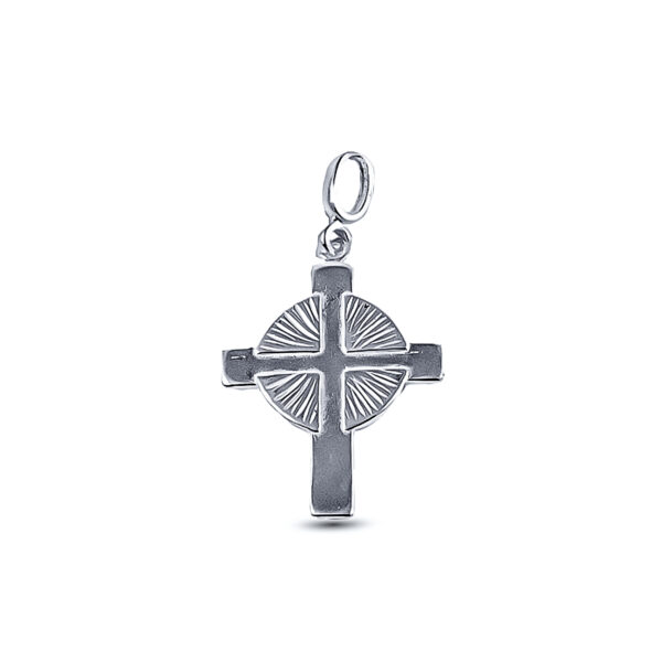 DIJE DE PLATA 925 CRUZ CON CIRCULO -D2116 - Image 2