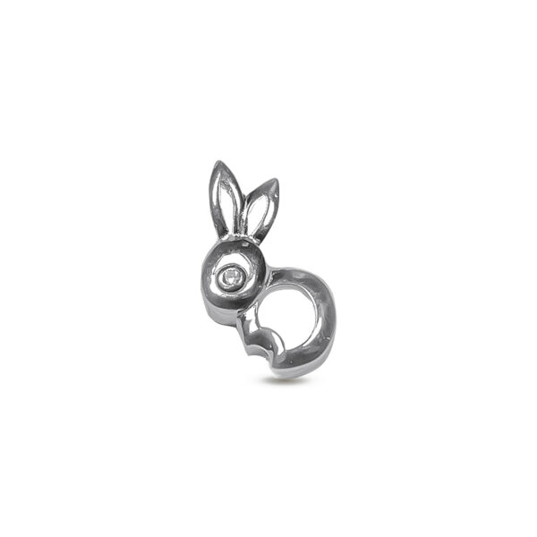 DIJE DE PLATA 925 CONEJO OJO ZIRCONIA - D2199 - Image 2