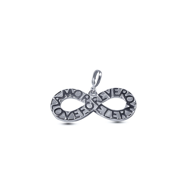 DIJE DE PLATA 925 INFINITO TE AMO - LOVE FOR EVER - D2256