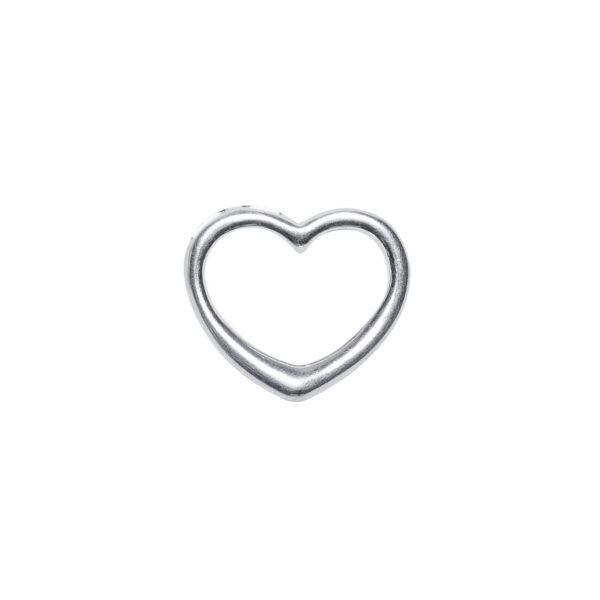 DIJE DE PLATA 925 CORAZON TRAZO IRREGULAR-D233