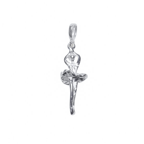 DIJE DE PLATA 925 BAILARINA 3D MEDIANA - D2345