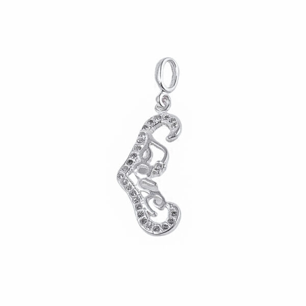 DIJE DE PLATA 925 TIRO DE CUBIC CON LOVE - D2353 - Image 2