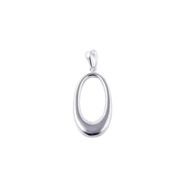 DIJE DE PLATA 925 ÓVALO LARGO - D2355