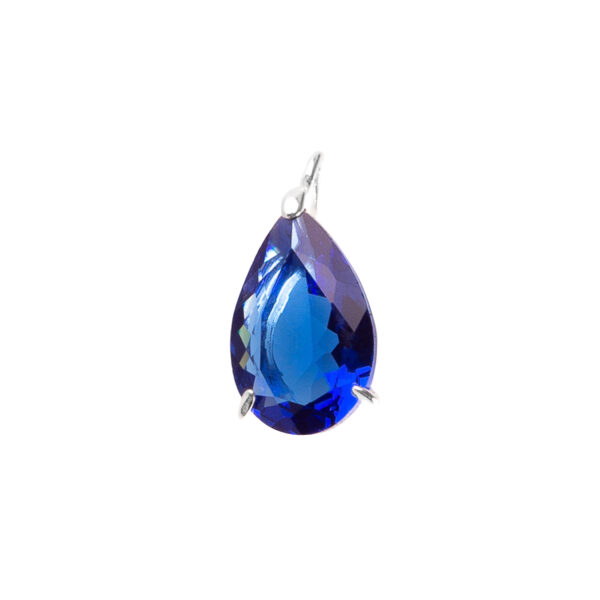 DIJE DE PLATA 925 DE GOTA Y ZIRCONIA FACETADA ENGARZADA - Image 7