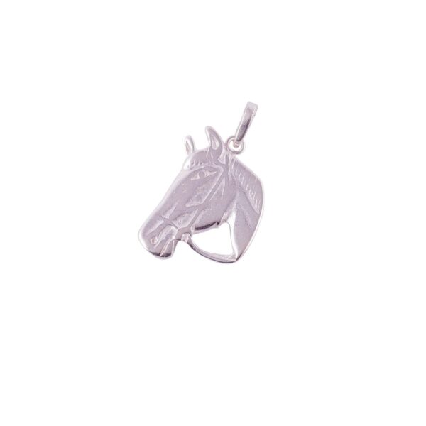 D244 - DIJE DE PLATA 925 CABEZA DE CABALLO GRANDE