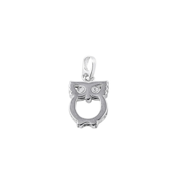 DIJE DE PLATA 925 BÚHO HUECO - D246