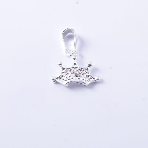 D2491 - DIJE DE PLATA 925 CORONA CON ZIRCONIA PEQUEÑO - Image 2