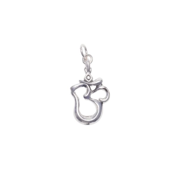 D2527 - DIJES DE PLATA 925 SIMBOLO OM INFLADO