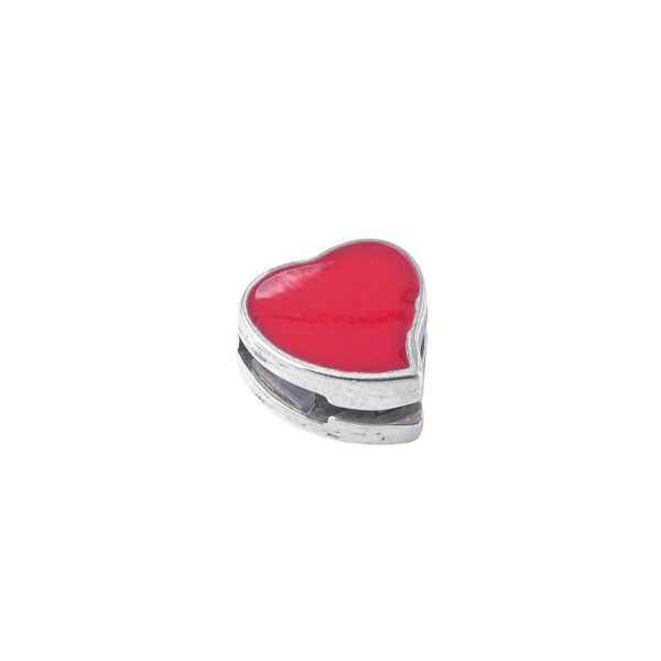 DIJE DE PLATA 925 CORAZON ROJO DONA - D2849 - Image 2