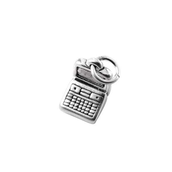 DIJE DE PLATA 925 COMPUTADORA INFLADA - D2862