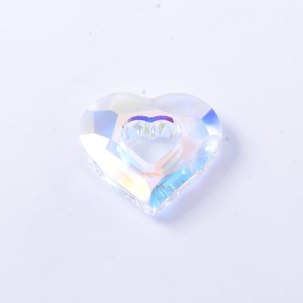 D2909 - DIJE CRISTAL EN FORMA DE CORAZON - Image 2