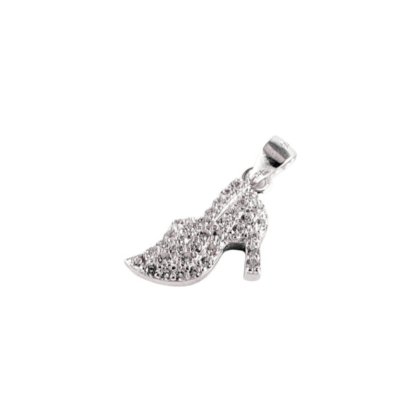DIJES DE PLATA 925 ZAPATO TACON CON CUBIC CHICO-D2924