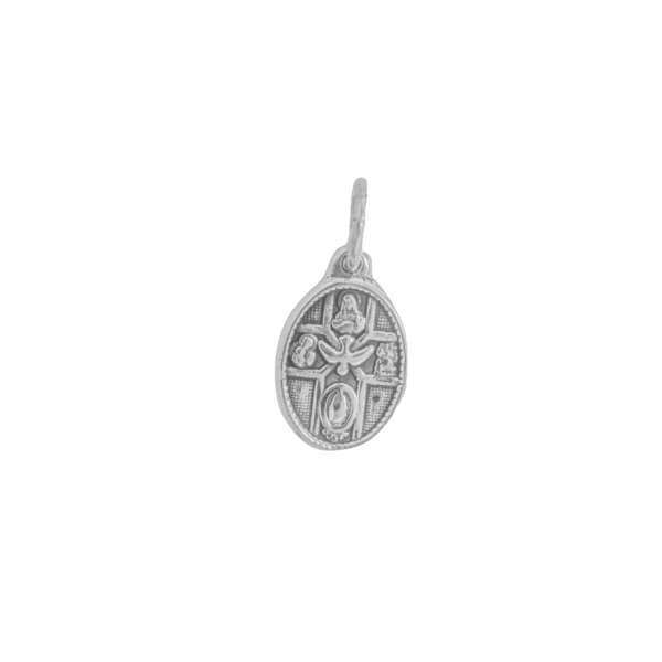 D3005- DIJE PLATA 925 INFLADO MEDALLA RELIGIOSA
