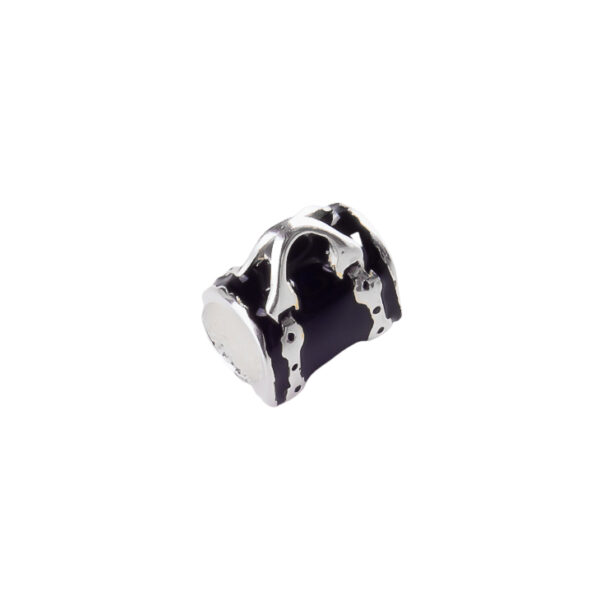 DIJE DE PLATA 925 DE BOLSO NEGRO - D967R