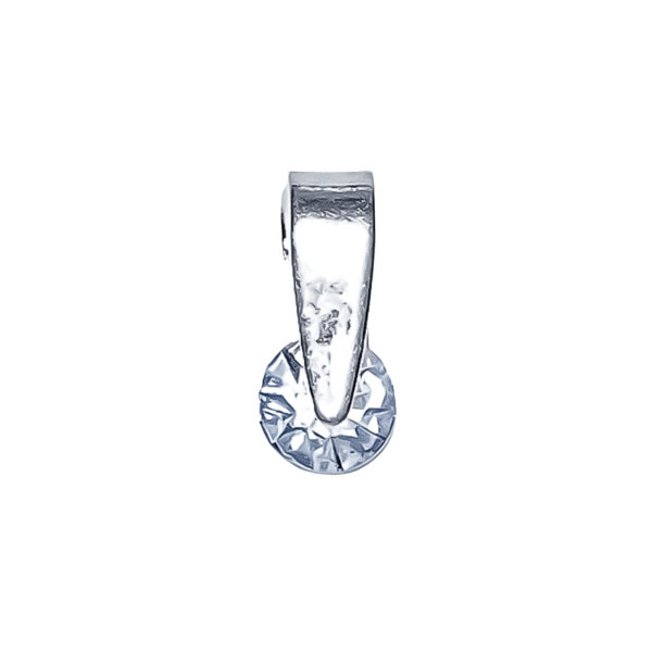 DIJE DE PLATA 925 ZIRCONIA RODANTE COLORES VARIOS - DIJ72A