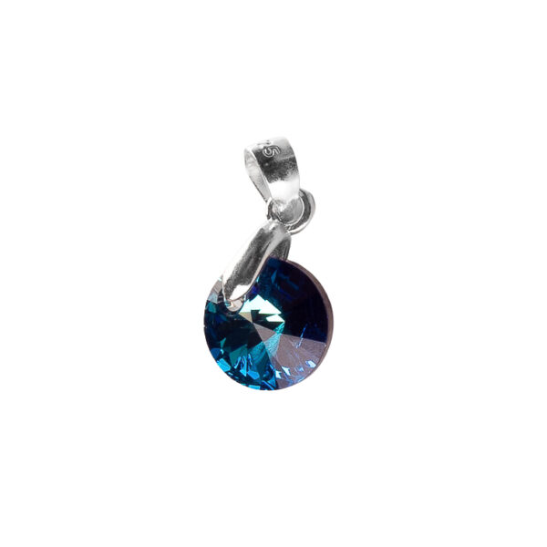 DIJE CORAZÓN DE CRISTAL SWAROVSKI AZULADO - DIS008 - Image 2