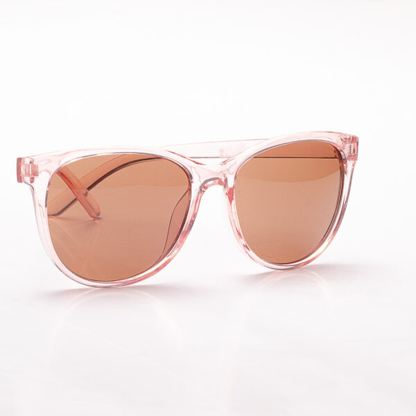 LENTES DE MODA MARRON CON MARCO ROSA TRANSPARENTE - LE1005 - Image 2