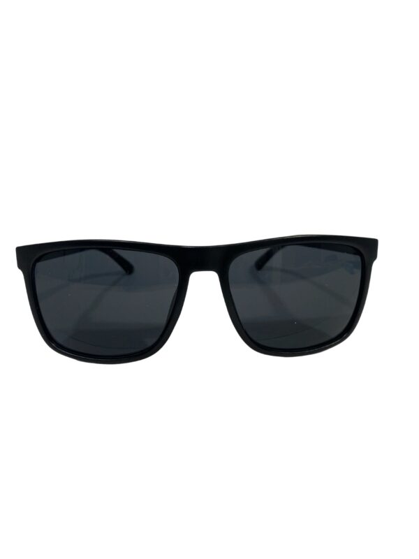 LE530-LENTES DE MODA NEGROS VIDRIO NEGRO - Image 2
