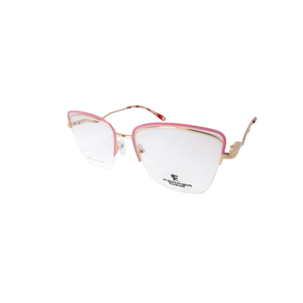 LEA23- Armazón Anteojo Ferrer Metal Unisex con detalles dorado y rosa