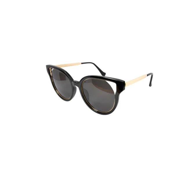 LEA42- Anteojos de sol detalles dorado polarizados premium