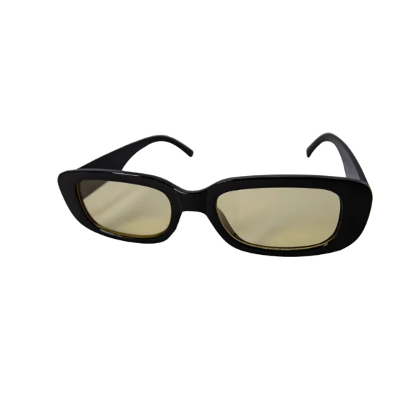LE11X- LENTES DE SOL AMARILLOS MARCO NEGRO 400UV