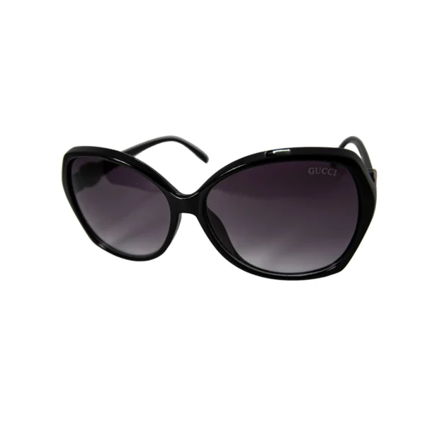 LEN201 LENTES DE SOL OVALADOS NEGROS TIPO GUCCI-UV400