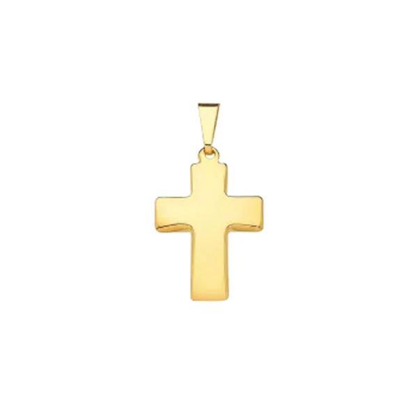 OR19- DIJE CRUZ LISA 18K