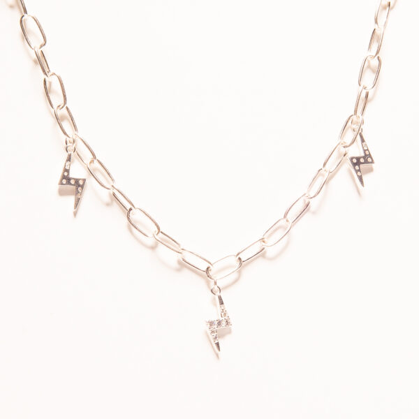 PULSERA DE PLATA 925 FORCE CON TRES RAYOS CON ZIRCONIA
