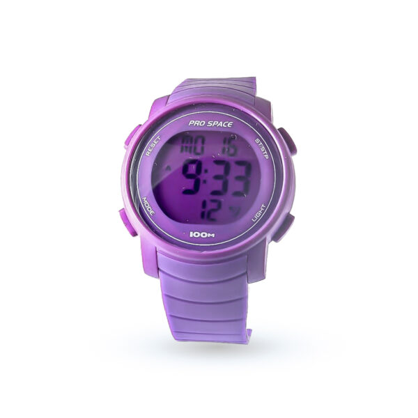 RELOJ PRO SPACE  DE GOMA VIOLETA-RE070