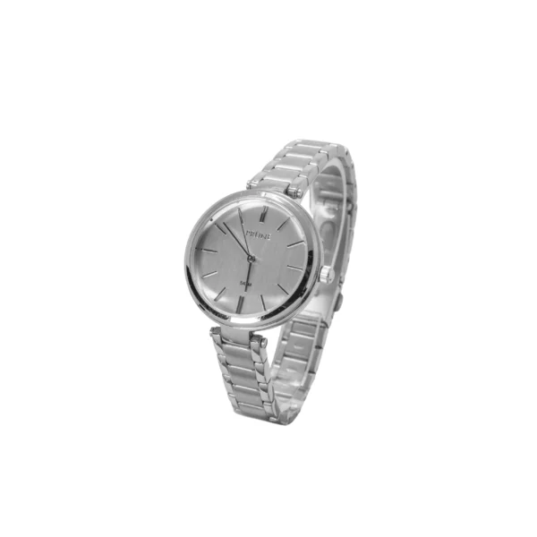RELOJ PRUNE MALLA METALICA Y CUADRANTE PLATEADO - RE31P