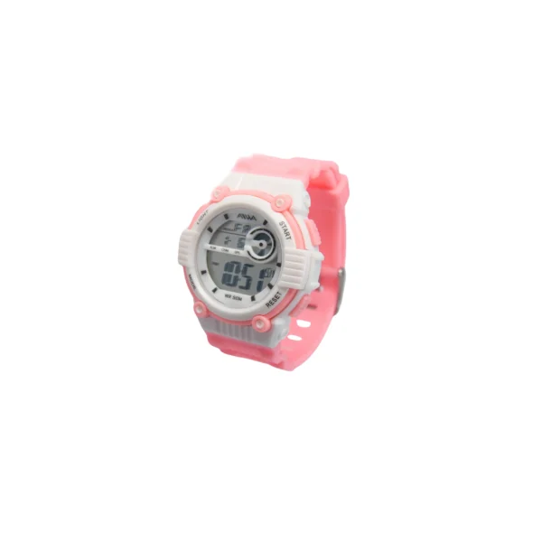 RELOJ AIWA ROSA CON DETALLES BLANCOS-RE657X