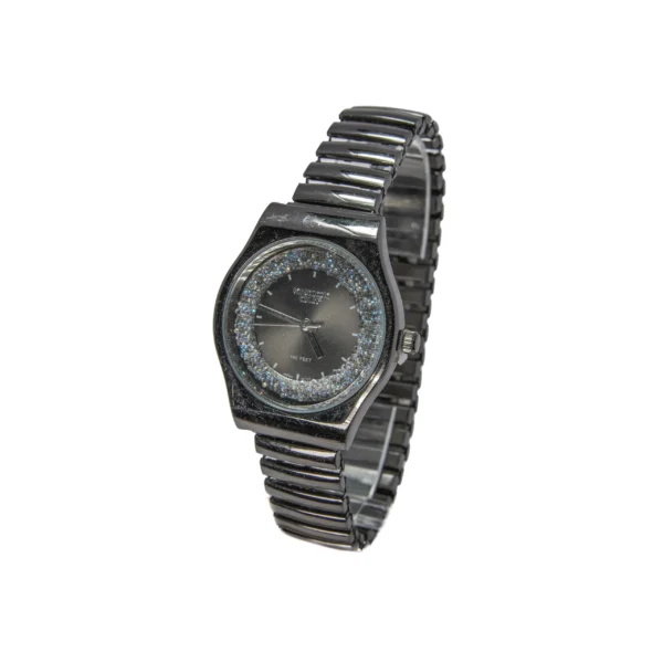 REK06- RELOJ KNOCK OUT MALLA NEGRA