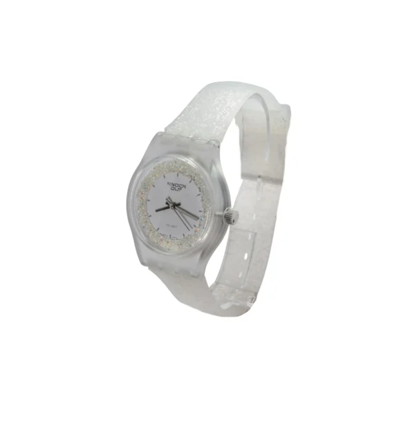 REK10- RELOJ KNOCK OUT BLANCO