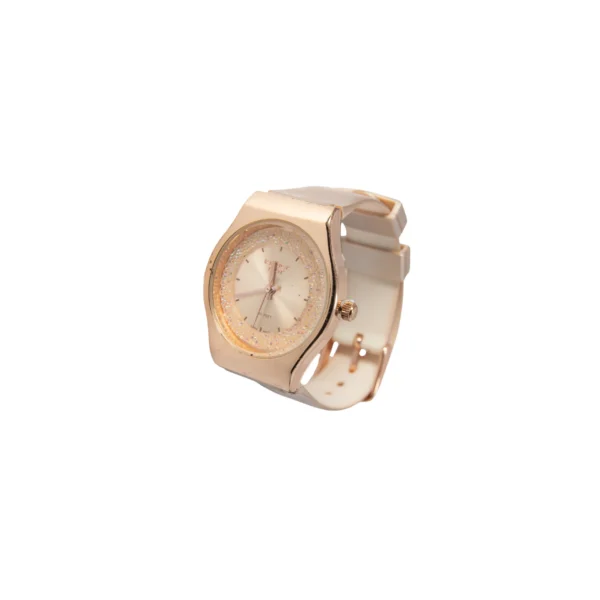 REK15- RELOJ KNOCK OUT ROSE CON MALLA CUERINA