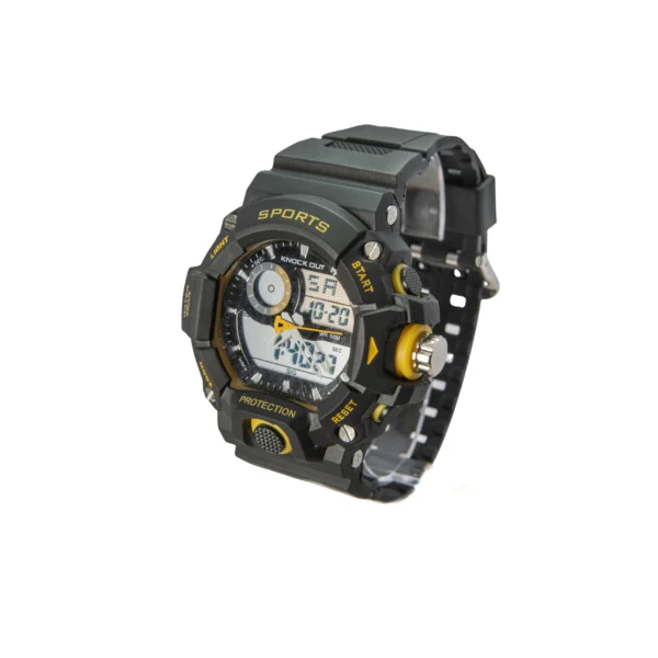 REK61- RELOJ KNOCK OUT SPORT NEGRO
